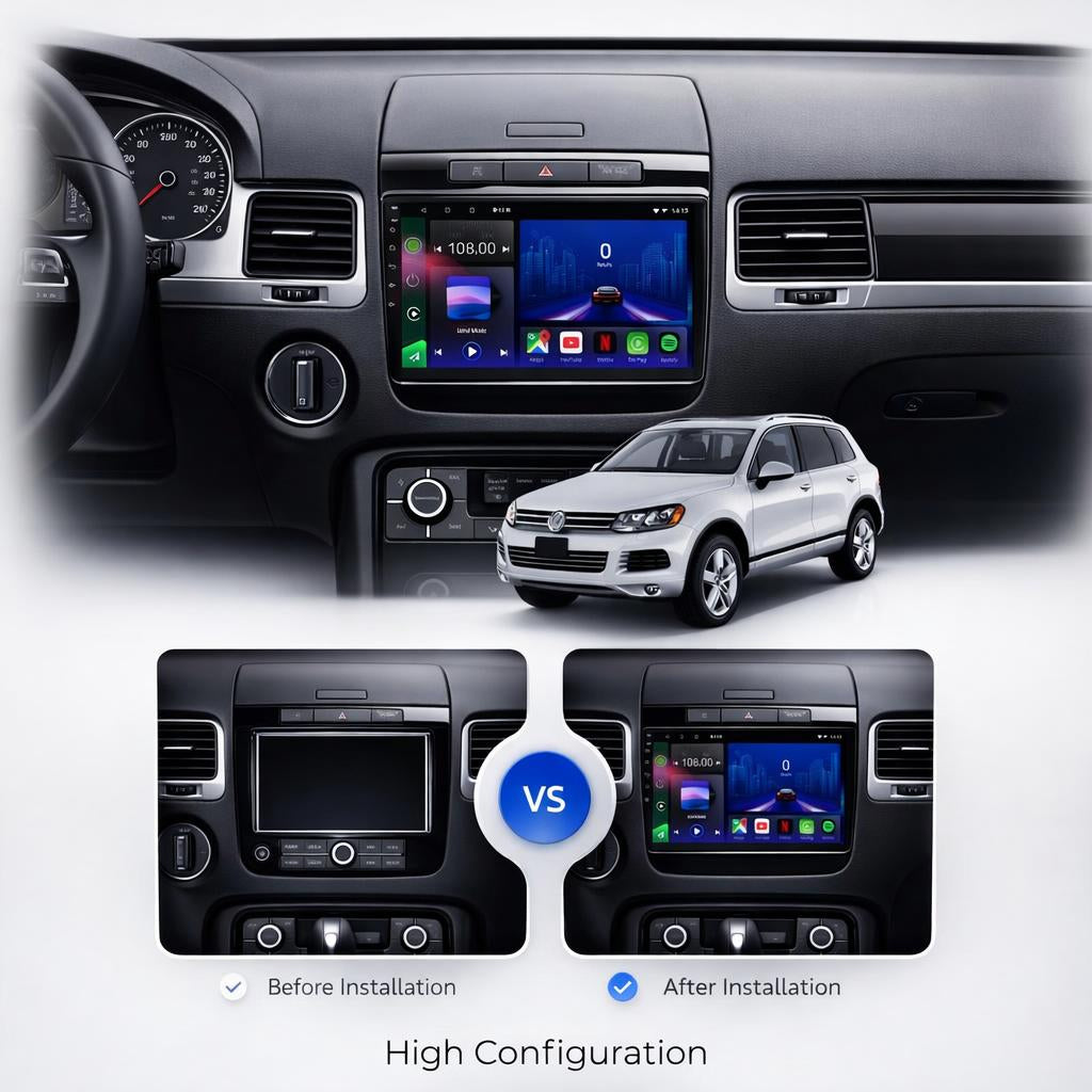 Volkswagen Touareg 2010-2018 Android 15 Car Stereo Head Unit | CarPlay Android Auto