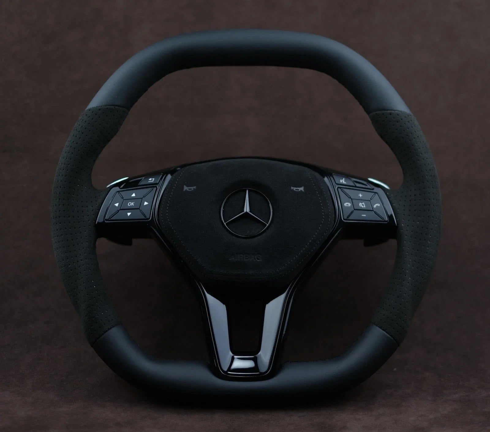 Custom Mercedes Steering Wheel (COMPLETE WHEEL)