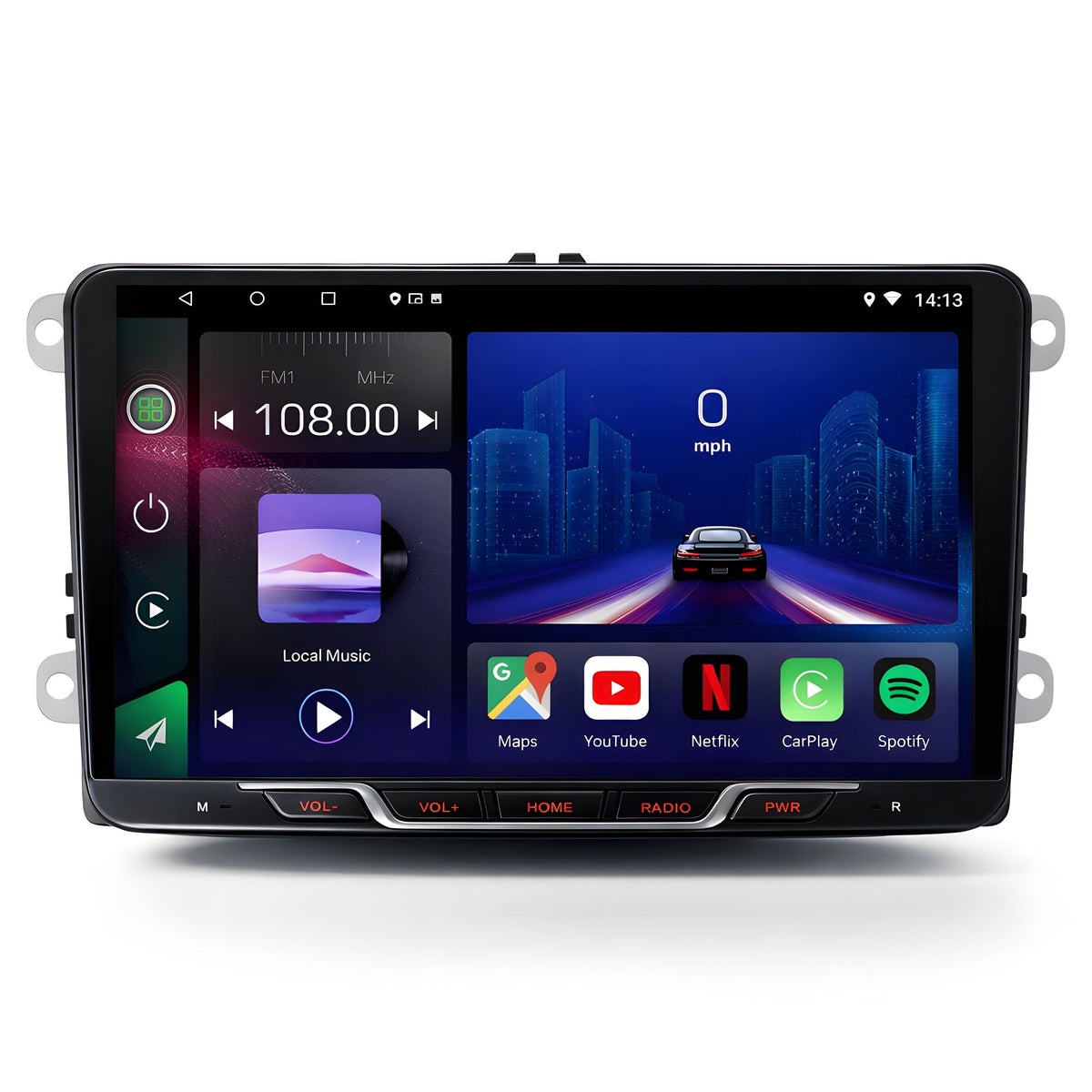 Volkswagen Seat & Skoda 9inch Display Android 15 Car Stereo Head Unit | CarPlay Android Auto