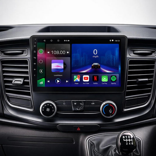 Ford Transit Custom Tourneo 350 2018-2024 Android 15 Car Stereo Head Unit | CarPlay & Android Auto