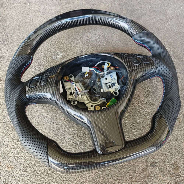 BMW E46 Carbon Steering Wheel Centre Trim
