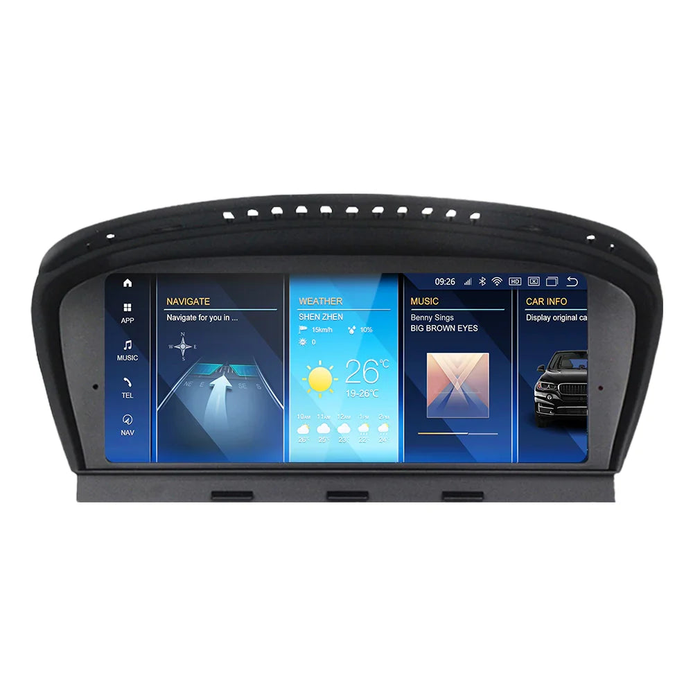 BMW 5 & 6 Series Android Apple CarPlay & Android Auto Screen (E60/E61/E63/E64)