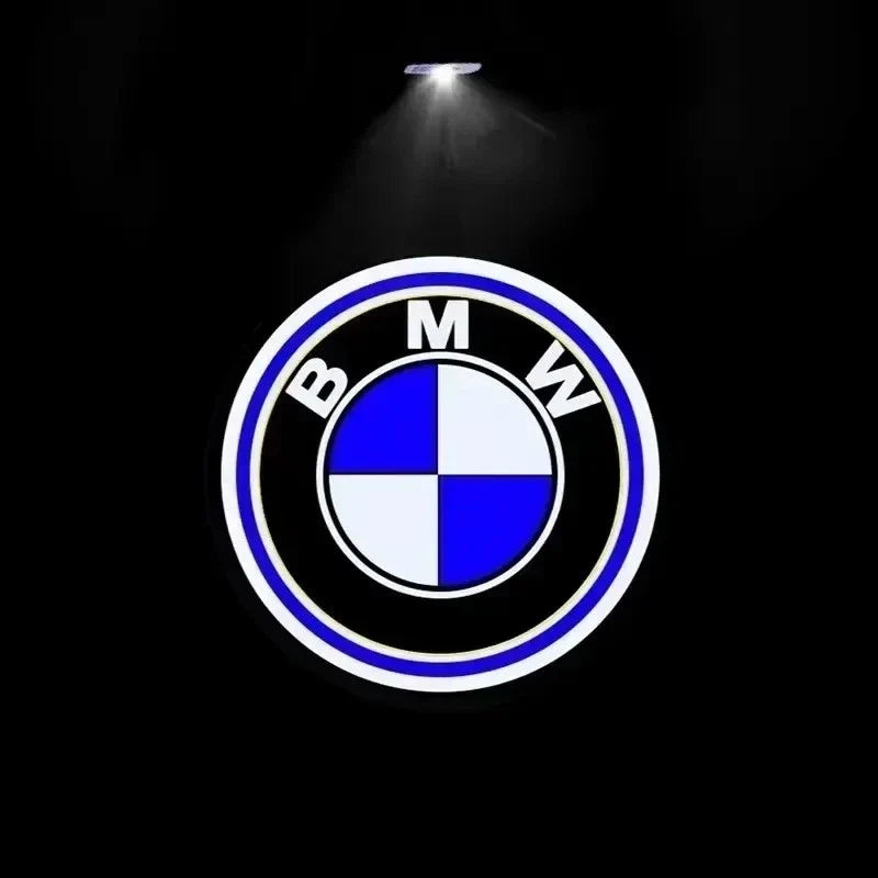 BMW Welcome Logo Projector Lights – 2/4PCS LED Car Door Courtesy Puddle Shadow Laser Lamps