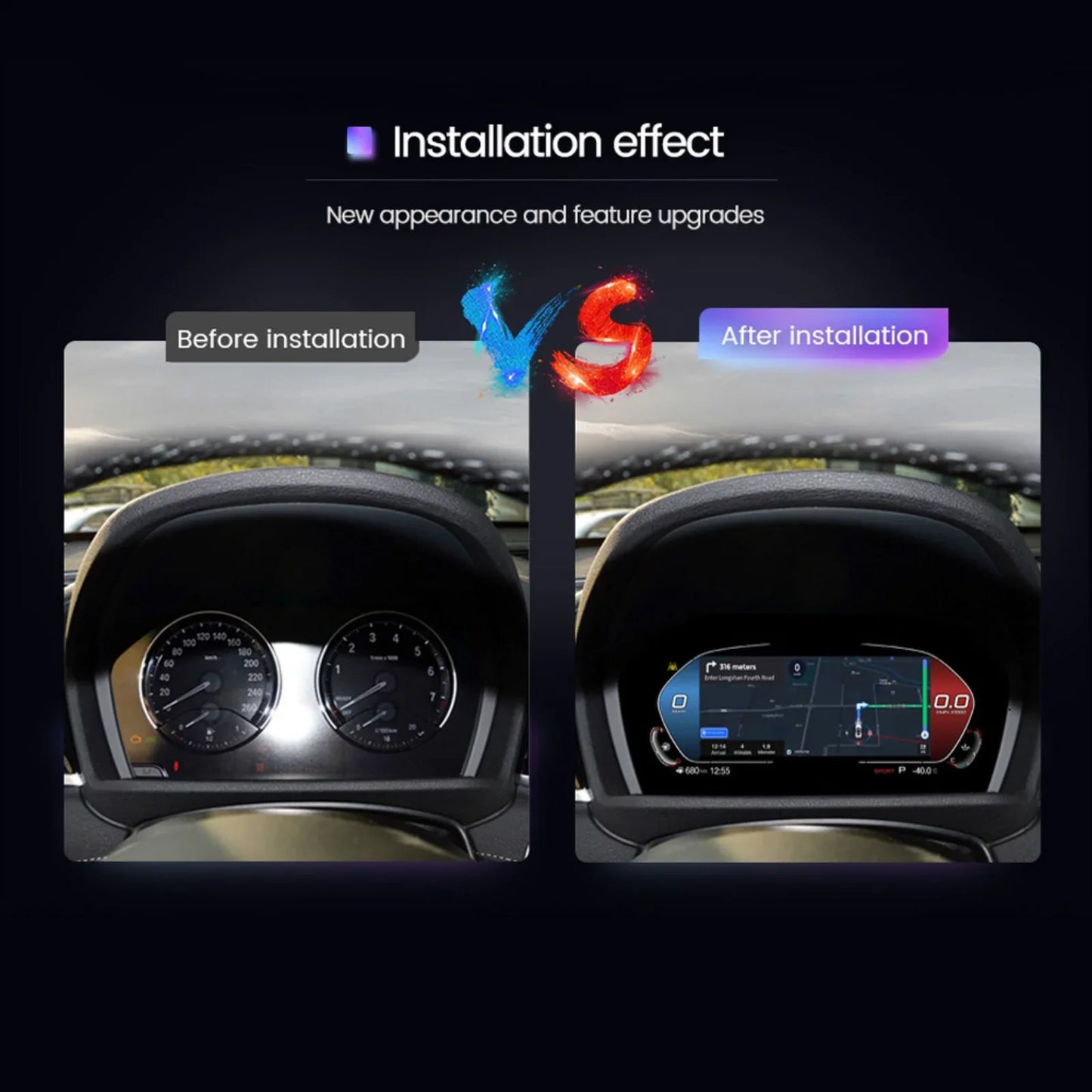 BMW 6 Series E63-E64 Virtual Dashboard Digital Cluster (2003-2010)