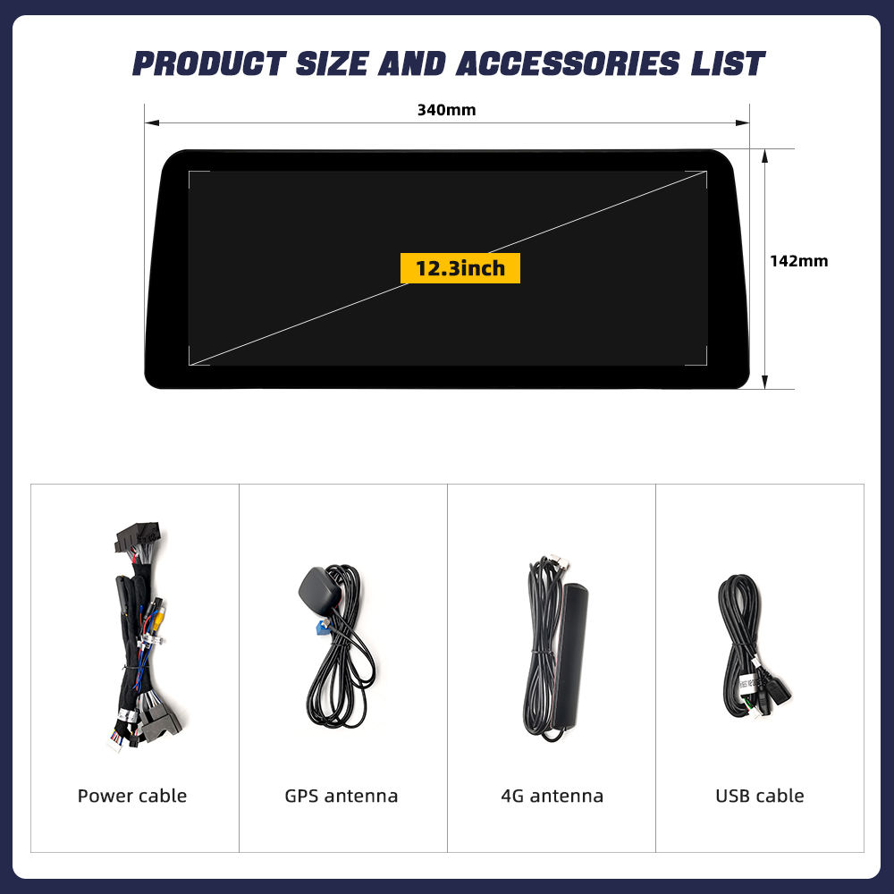 BMW X3 / X4 Android Apple CarPlay & Android Auto Screen (F25/F26)