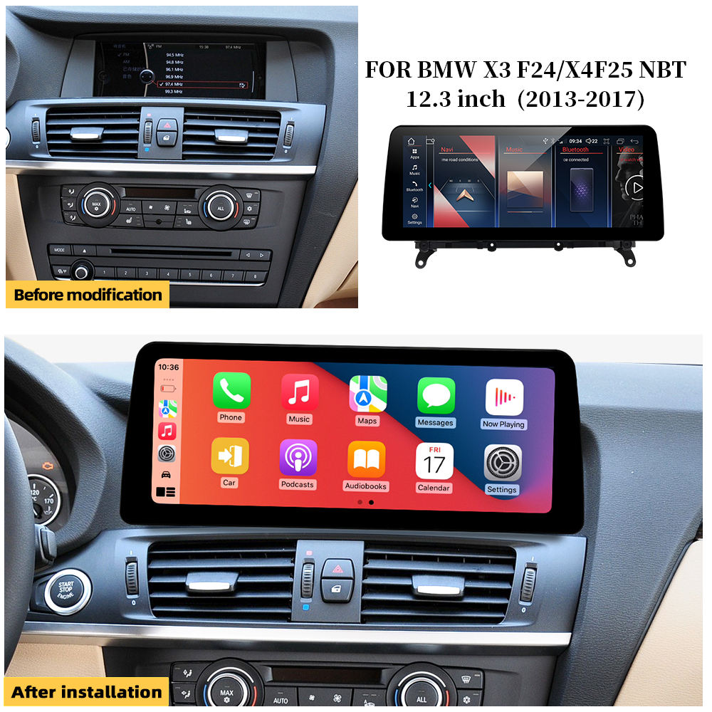 BMW X3 / X4 Android Apple CarPlay & Android Auto Screen (F25/F26)