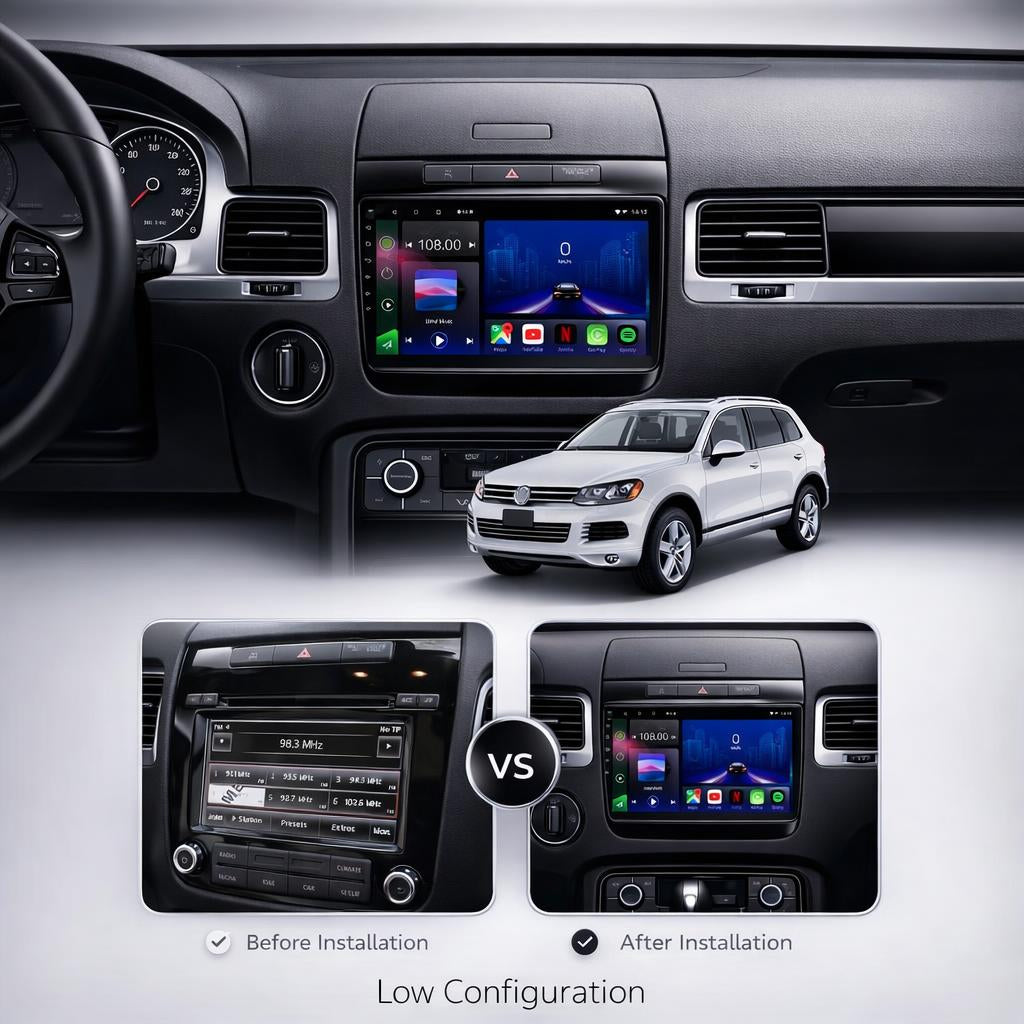 Volkswagen Touareg 2010-2018 Android 15 Car Stereo Head Unit | CarPlay Android Auto