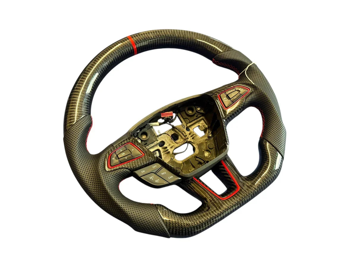 Ford Focus MK3.5 Custom Carbon Fibre Steering Wheel
