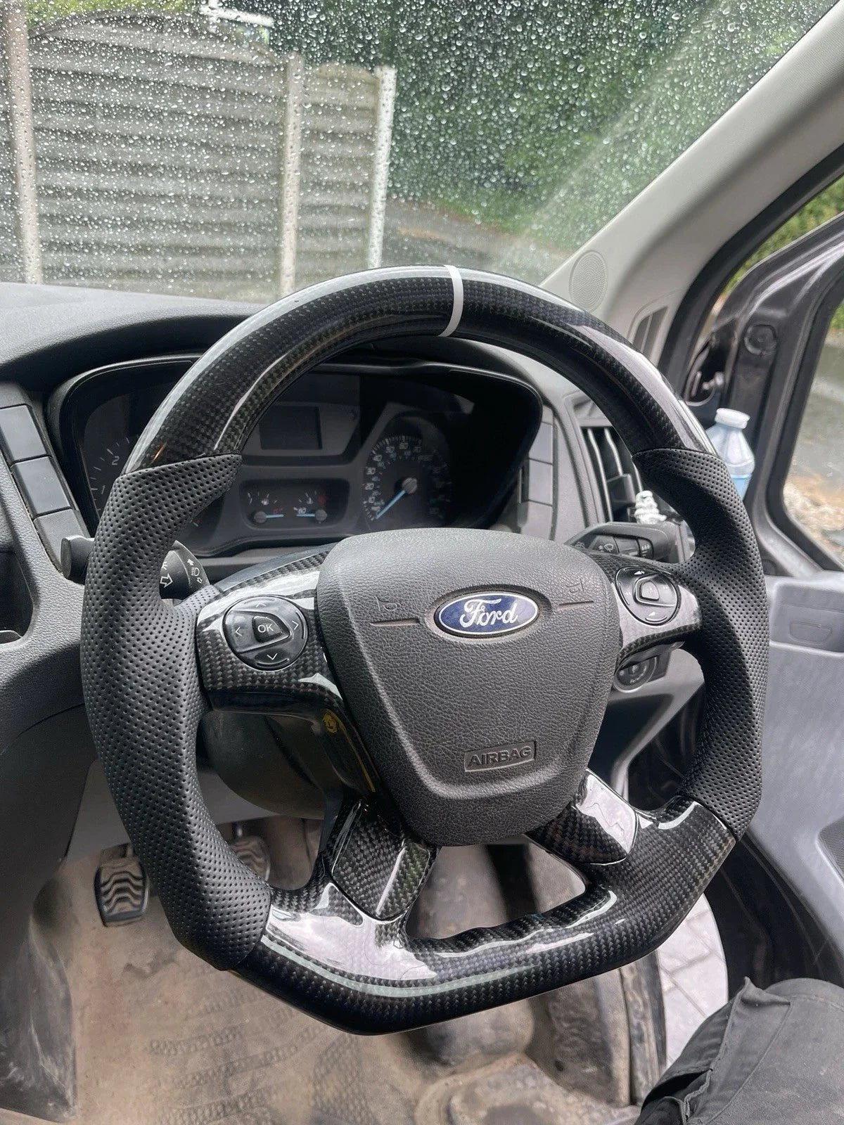 Ford Transit Carbon Fibre Custom Steering Wheel