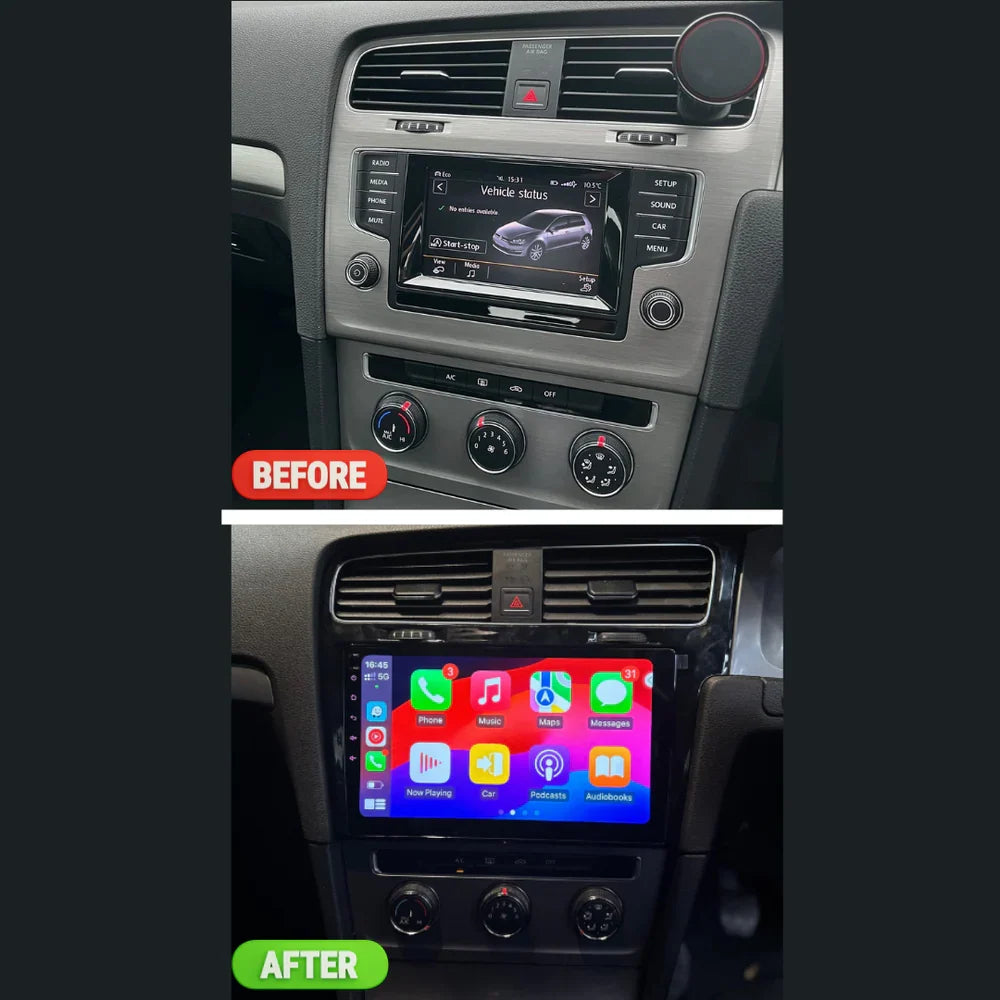 VW Golf MK7 Apple CarPlay & Android Auto 10" Stereo Upgrade (2012-2016)