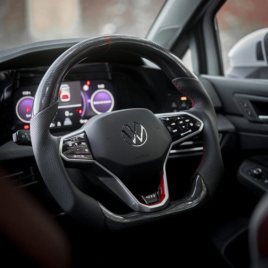 Volkswagen Golf MK8 Carbon Fibre Steering Wheel (2020 - 2026)