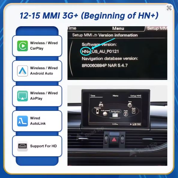Audi A6/A7 2012 - 2018 Carplay