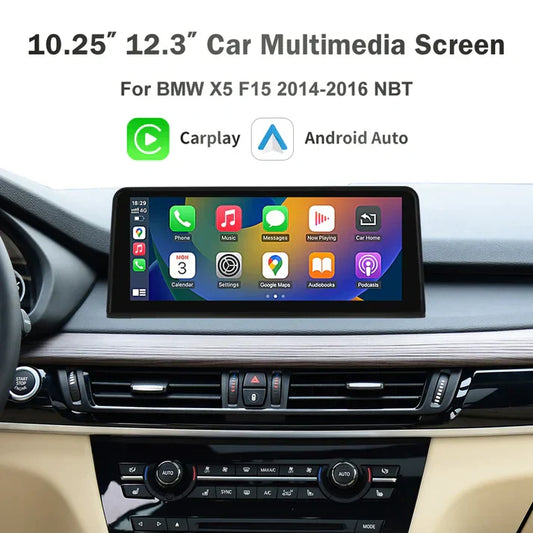 BMW X5 / X6 Linux Apple CarPlay & Android Auto Screen (F15/F16)