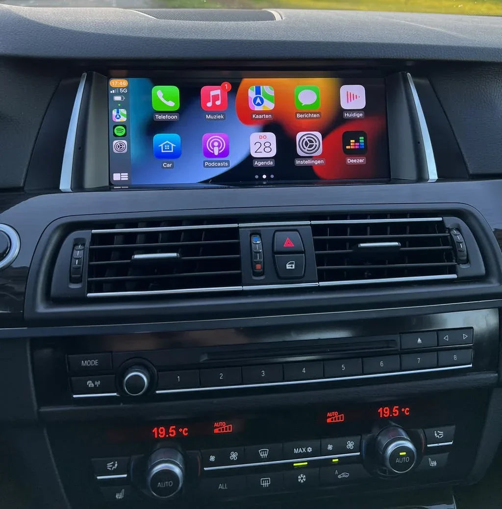 BMW 5 Series Linux Apple CarPlay & Android Auto Screen (F07/F10/F11/F18)