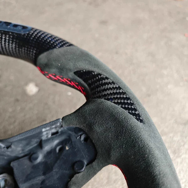 VW Golf 8 GTI R Carbon Steering Wheel with LED Rev Display