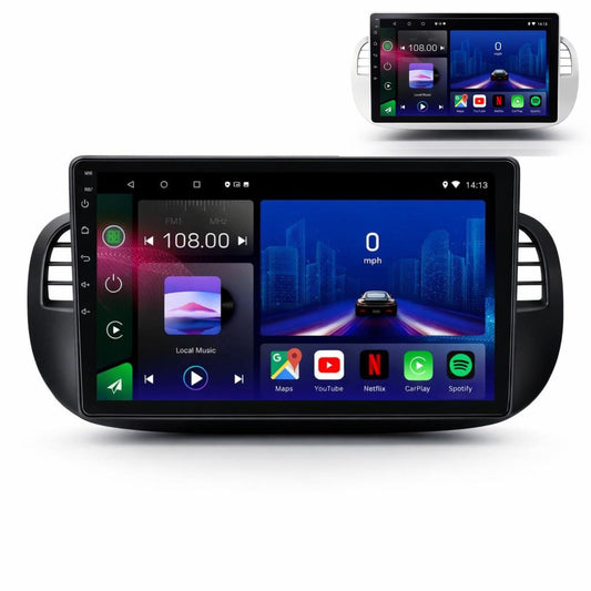 FIAT 500 2007-2015 Android 15 Car Stereo Head Unit | CarPlay & Android Auto