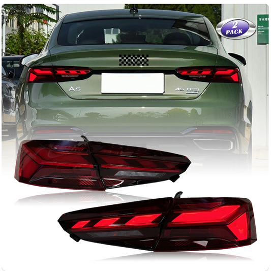 Audi A5 S5 RS5 2008-2020 Car Lights LED Rear Tail Lights Sequential Turn Signal
