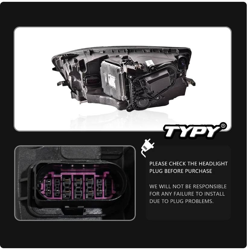 Audi A7 S7 RS7 2011-2018 Car Headlights LED Rear Tail Lights Sequential Turn Signal Upgrade