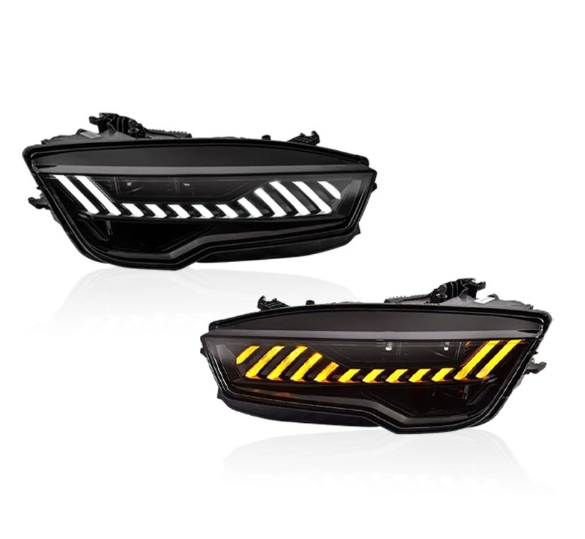 Audi A7 S7 RS7 2011-2018 Car Headlights LED Rear Tail Lights Sequential Turn Signal Upgrade