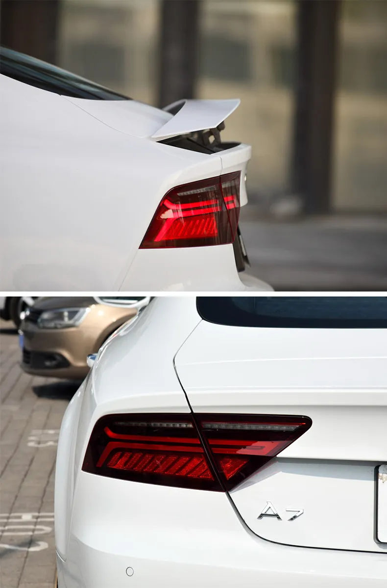 Audi A7 S7 RS7 2011-2018 Car Lights LED Rear Tail Lights Sequential Turn Signal