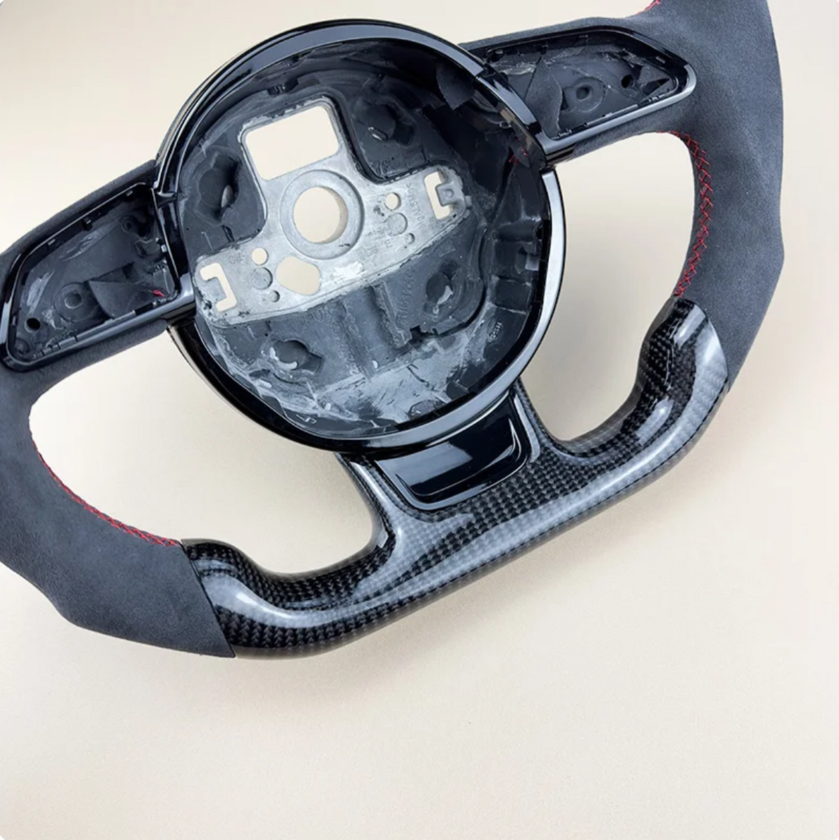 Audi Carbon Steering Wheel Alcantara A3 A4 A5 A6 A7 Q3 Q5 Q7 Upgrade