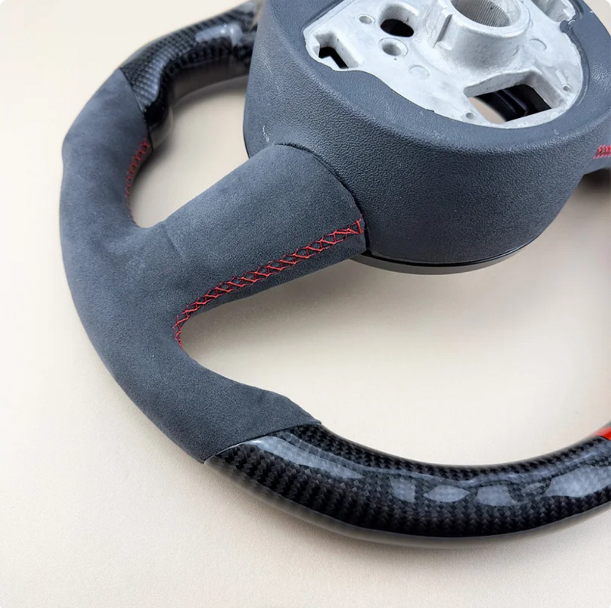 Audi Carbon Steering Wheel Alcantara A3 A4 A5 A6 A7 Q3 Q5 Q7 Upgrade
