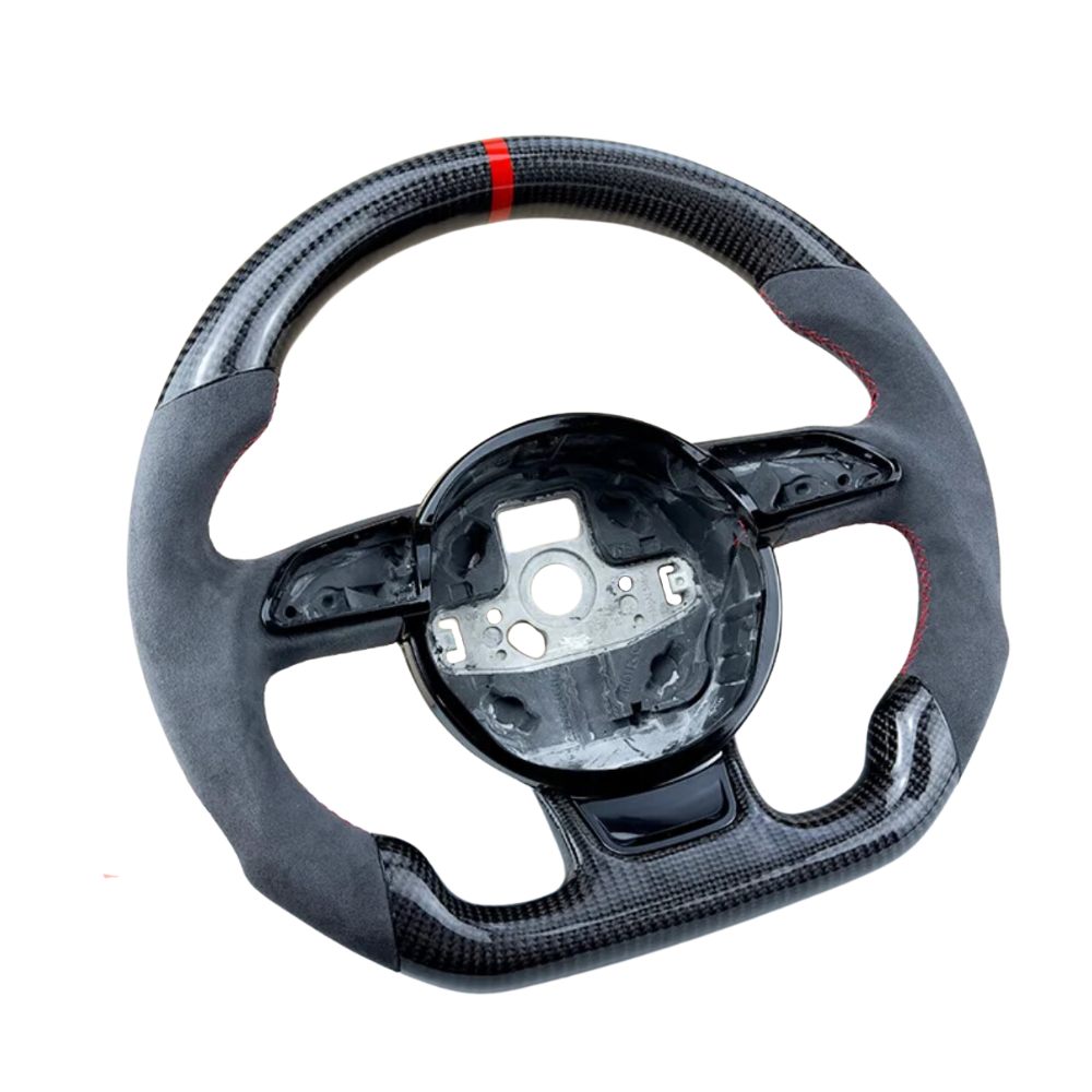 Audi Carbon Steering Wheel Alcantara A3 A4 A5 A6 A7 Q3 Q5 Q7 Upgrade