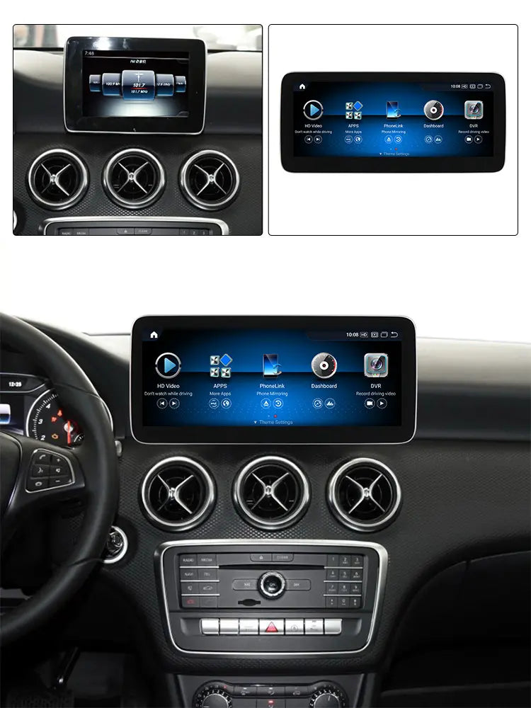 Mercedes A Class GLA CLA 2011-2019 W176 X156 C117 R231 Android 14 Car Stereo Wireless CarPlay & Android Auto Head Unit