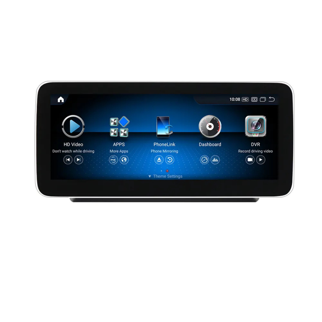 Mercedes C Class GLC V-Class Vito 2014-2019 W205 X253 W446 W447 Android 14 Car Stereo Wireless CarPlay & Android Auto Head Unit