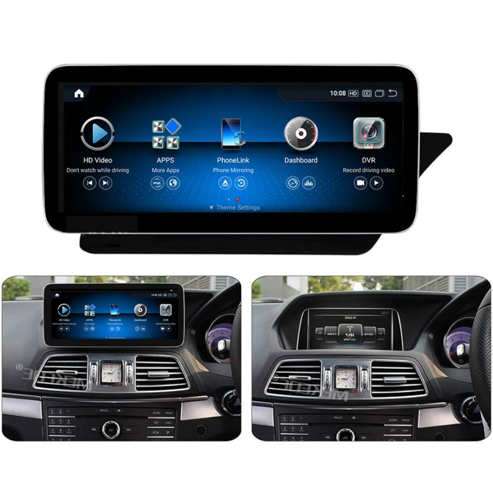 Mercedes E Class 2009-2017 W207 C207 A207 Android 14 Car Stereo Wireless CarPlay & Android Auto Head Unit NTG 4.0 4.5 5.0 RHD