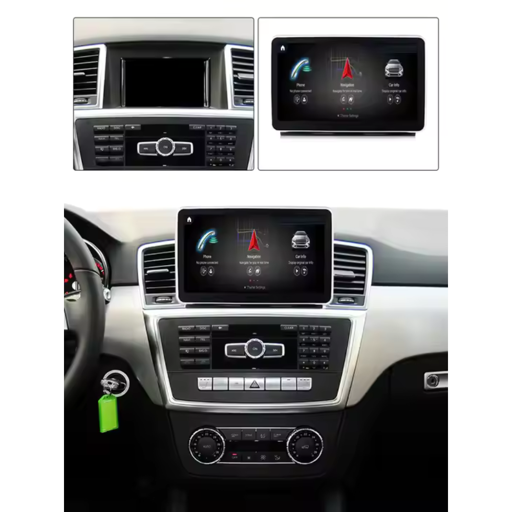 Mercedes ML GL GLE GLS 2011-2019 W166 X166 Android 14 Car Stereo Wireless CarPlay & Android Auto Head Unit NTG 4.0 4.5 5.0