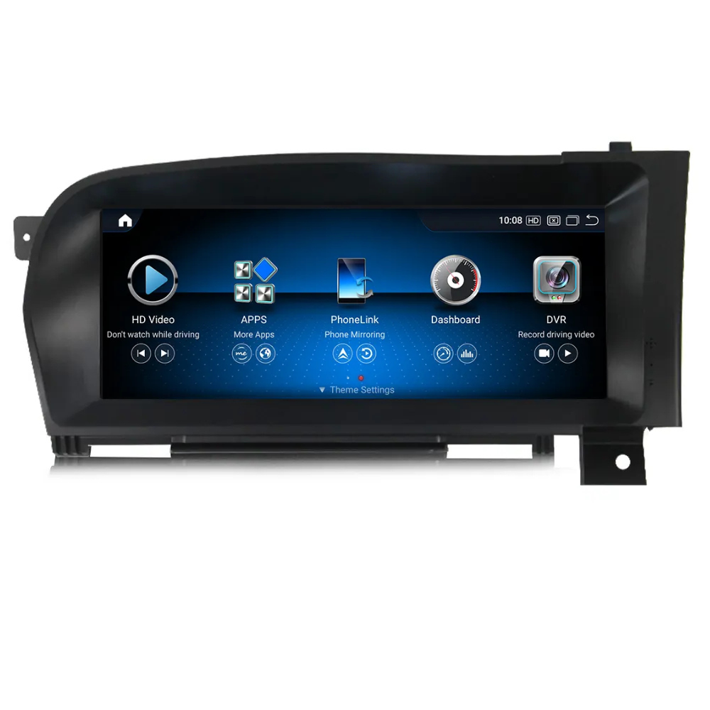 Mercedes S Class 2005-2014 W216 W221 Android 14 Car Stereo Wireless CarPlay & Android Auto Head Unit NTG 3.0 3.5