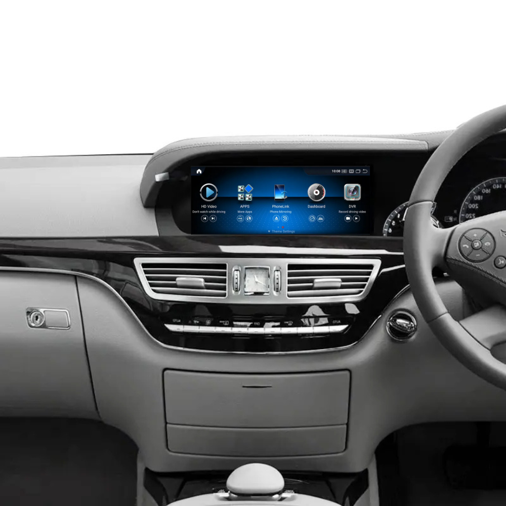 Mercedes S Class 2005-2014 W216 W221 Android 14 Car Stereo Wireless CarPlay & Android Auto Head Unit NTG 3.0 3.5