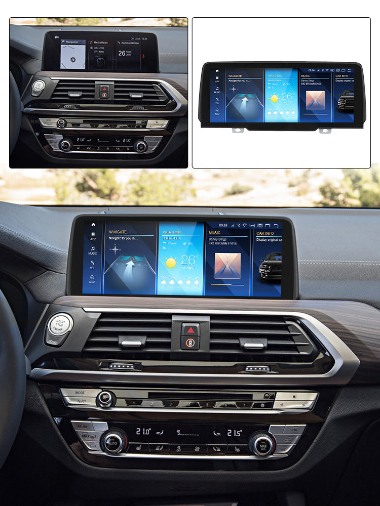 BMW X3 X4 2017-2022 G01 G02 Android 14 Car Stereo Head Unit | CarPlay & Android Auto EVO
