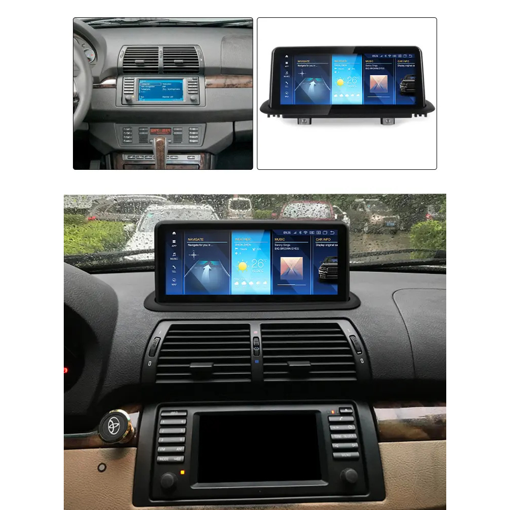 BMW X5 1999-2006 E53 Android 14 Car Stereo Head Unit | CarPlay & Android Auto