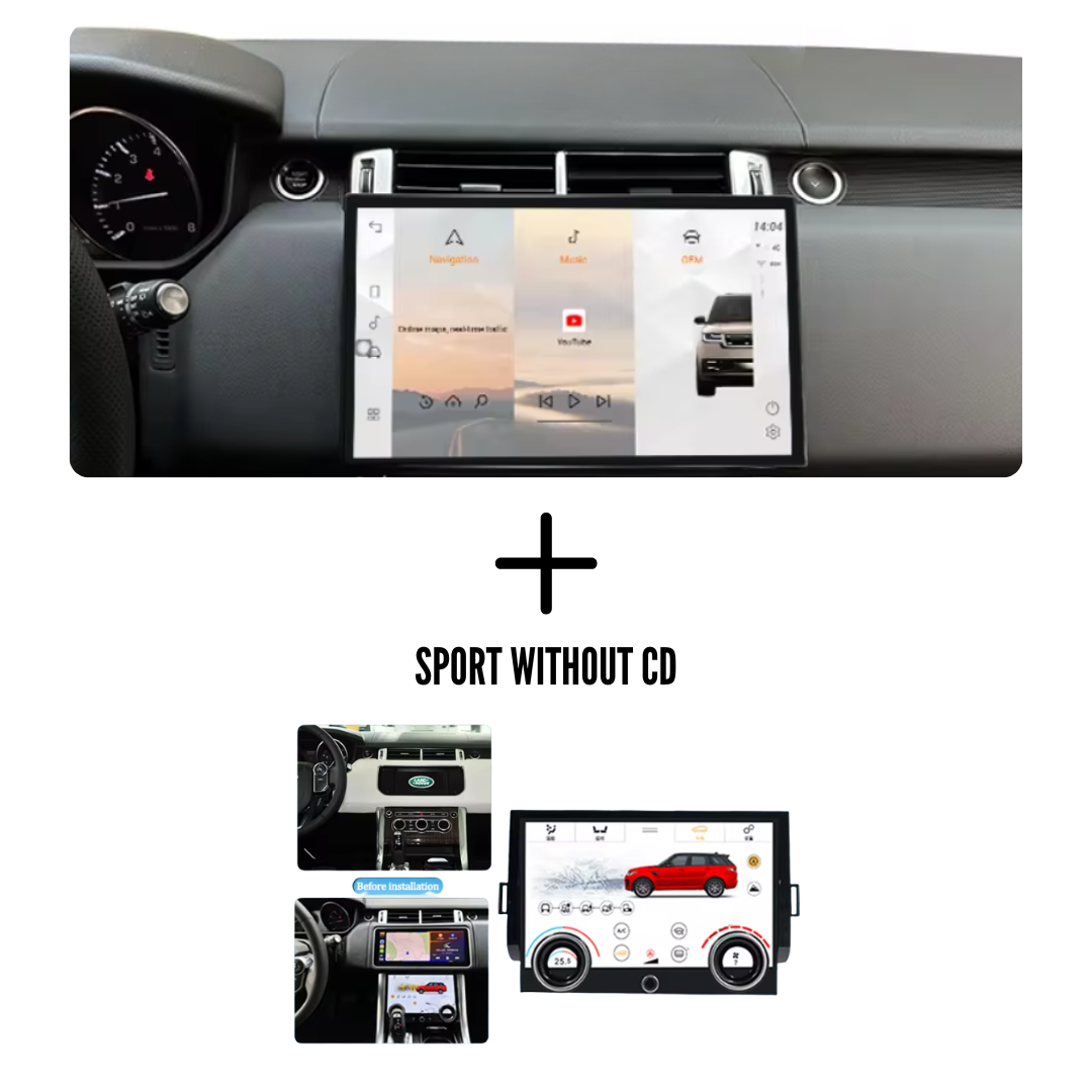 Range Rover Sport & Vogue 13.3inch 2013-2017 Android 14 Wireless CarPlay & Android Auto | Car Stereo Head Unit