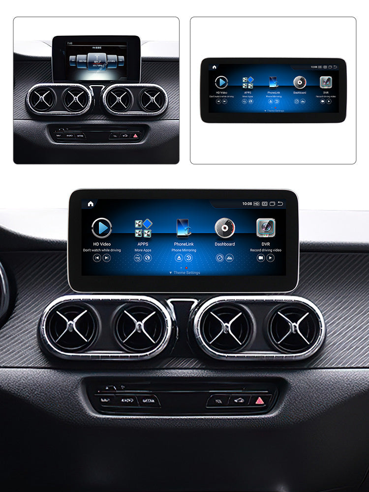 Mercedes X Class 2015-2018 Android 14 Car Stereo Wireless CarPlay & Android Auto Head Unit NTG5.0