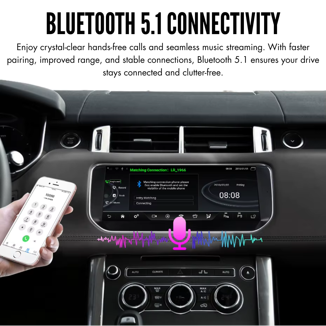 Range Rover Evoque 2011-2018 Android 14 Wireless CarPlay & Android Auto | Car Stereo Head Unit