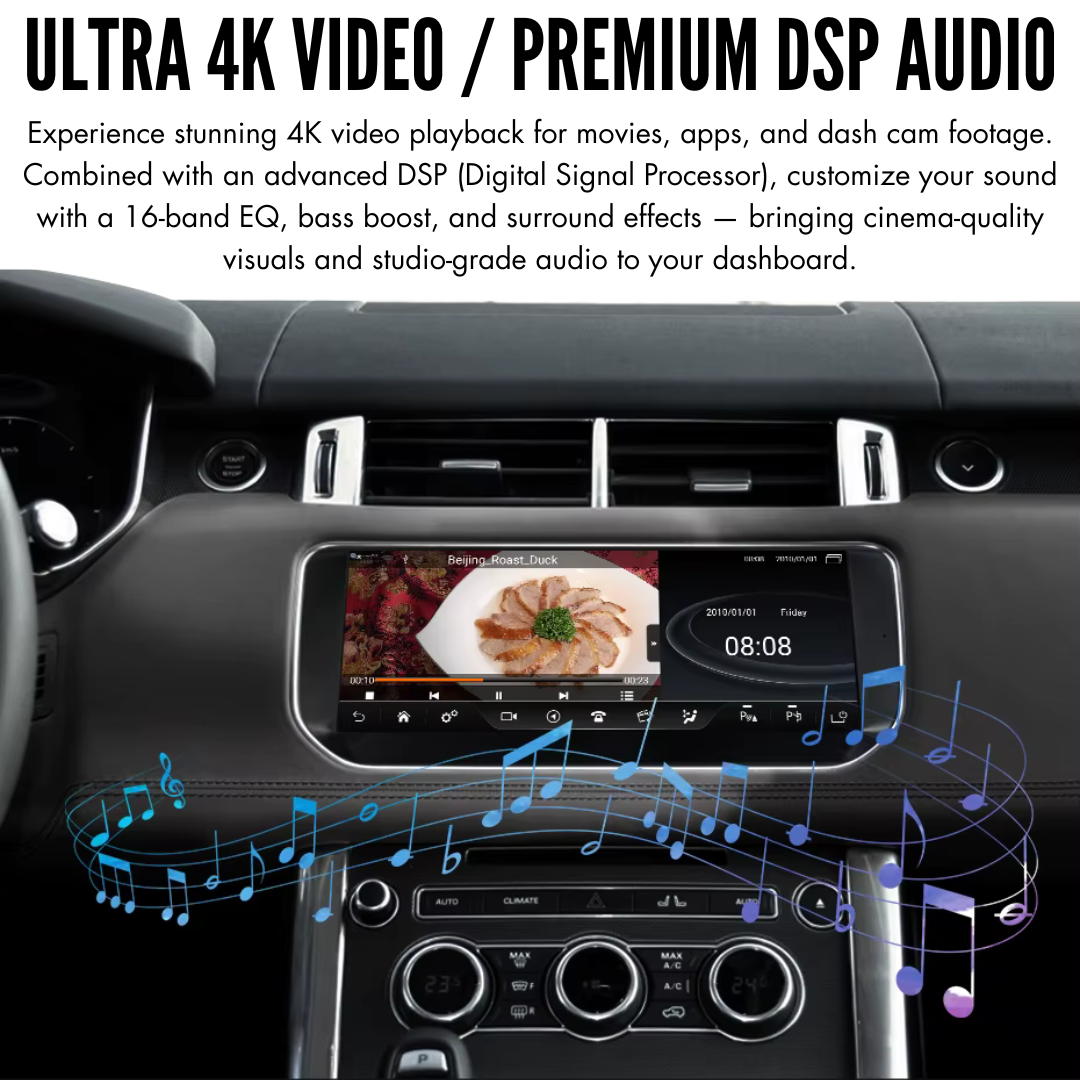 Range Rover | Sport Vogue | 2013-2017 | Android 14 Wireless CarPlay & Android Auto | Car Stereo Head Unit