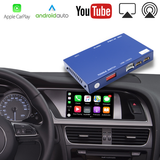For Audi Wireless Apple CarPlay Retrofit Android Auto Decoder Integration