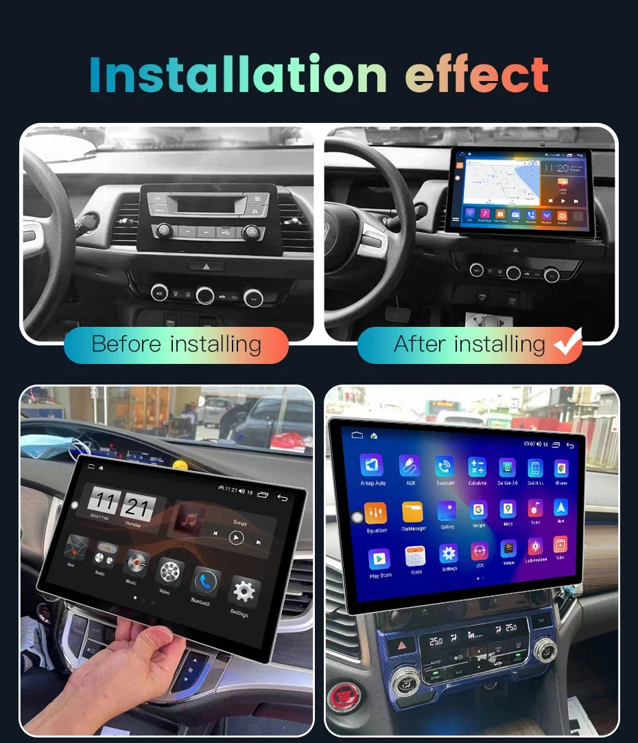 Tesla Model | 13.3inch | For Any Cars | Android 14 | Car Stereo | Head Unit