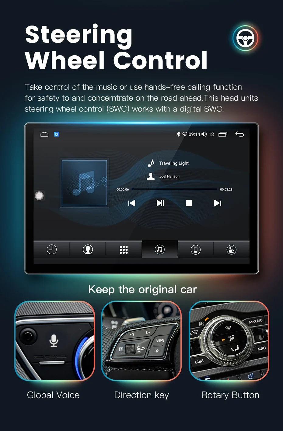 Tesla Model | 13.3inch | For Any Cars | Android 14 | Car Stereo | Head Unit
