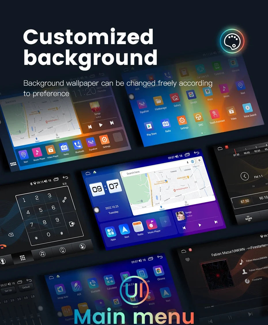 Tesla Model | 13.3inch | For Any Cars | Android 14 | Car Stereo | Head Unit