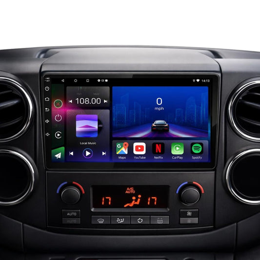 Citroen Berlingo Peugeot Partner 2008-2018 Android 15 Car Stereo Head Unit | CarPlay & Android Auto