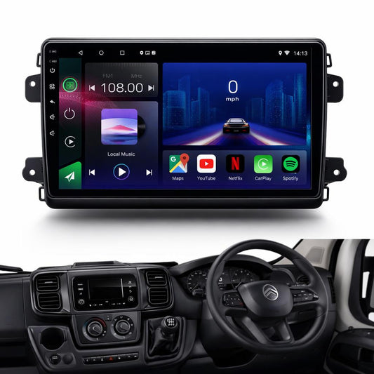 FIAT Ducato Peugeot Boxer Citroen Relay 2023 Onwards Android 15 Car Stereo Head Unit | CarPlay & Android Auto