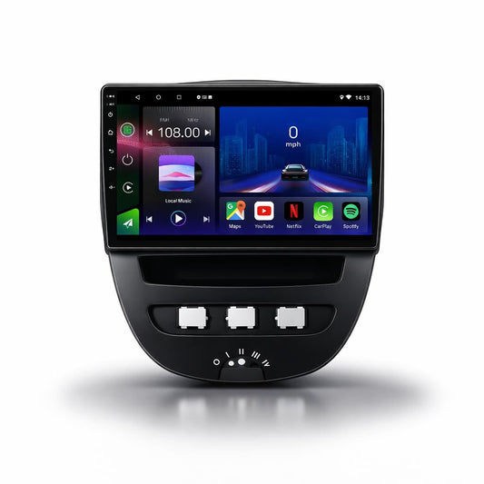 Peugeot 107 & Citroen C1 & Toyota Aygo 2005-2014 Android 15 Car Stereo Head Unit | CarPlay Android Auto