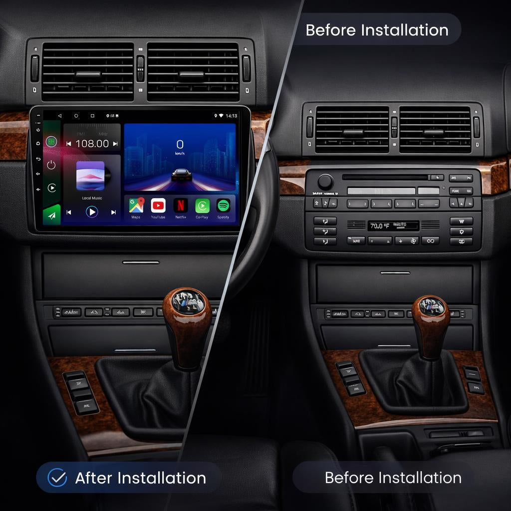 BMW 3 Series E46 1997-2006 Android 15 Car Stereo Head Unit | CarPlay Android Auto