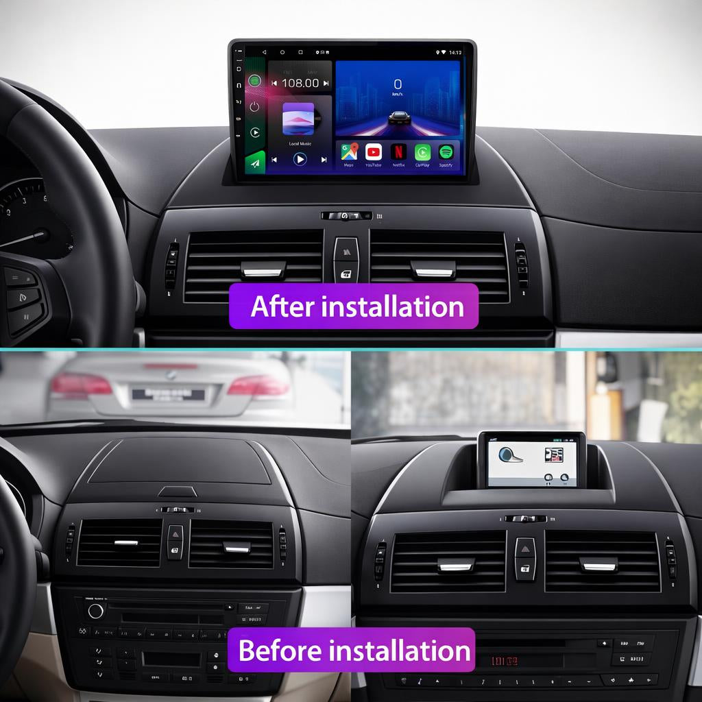 BMW X3 E83 2003-2010 Android 15 Car Stereo Head Unit | CarPlay & Android Auto
