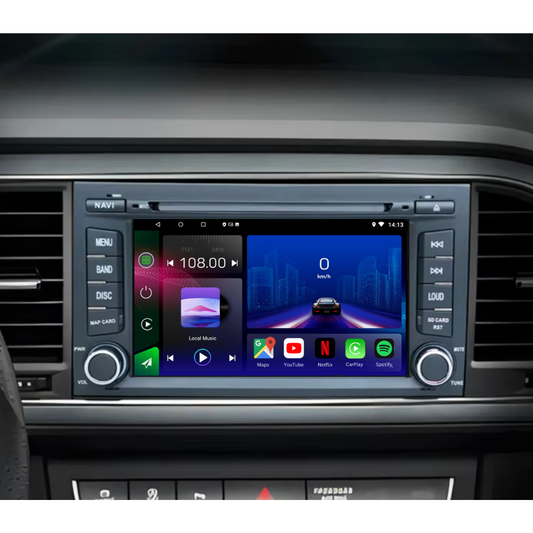 Seat Leon 2013-2020 & Ibiza 2014-2017 Android 15 Car Stereo Head Unit | CarPlay Android Auto
