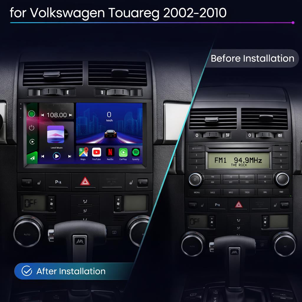 Volkswagen Touareg 2002-2010 Android 15 Car Stereo Head Unit | CarPlay Android Auto